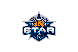 design develop a sports like event logo for the be an all star event
