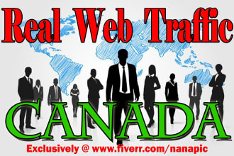 drive unlimited real targeted human traffic from canada