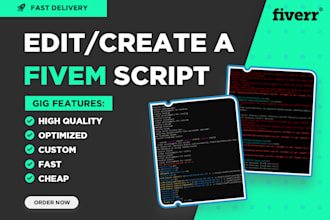 fix or create a custom fivem script