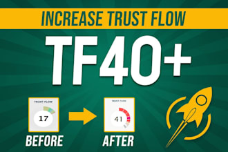 increase tf majestic trust flow of your website