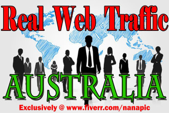 drive unlimited real targeted human traffic from australia
