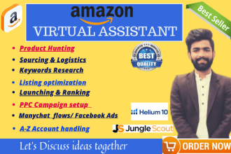 be expert amazon fba virtual assistant, amazon listing PPC