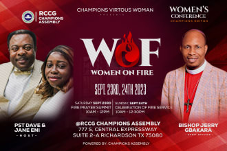do exceptional church event and online flyer in 6 hours
