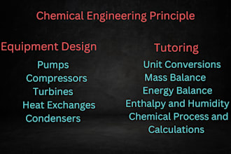 help you in chemical engineering principle
