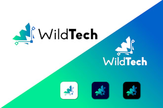do high tech startup, crypto security, web technology logo