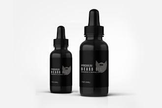 design print ready products label and box for your cosmetics