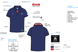 create apparel fashion tech pack