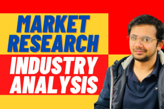 do market research and industry analysis