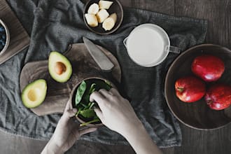 write health benefits related articles about food and drinks