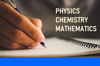 teach you physics, calculus, statistics