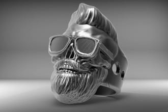 professionally create a 3d model of any jewelry or sculpture