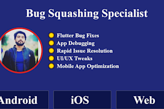fix bugs and errors in your flutter app