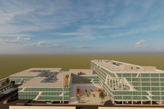 design and render 3d model in sketchup and lumion