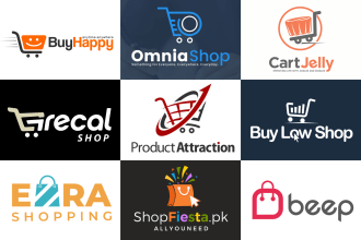 do amazon ebay fba etsy ecommerce shopify online store shop logo design