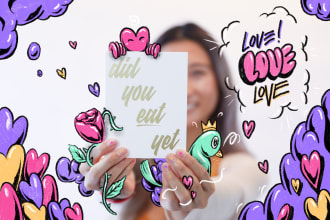 draw creative doodles over your photo