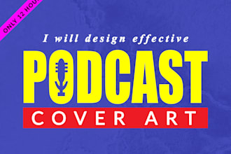 design effective podcast logo, cover art and thumbnail design