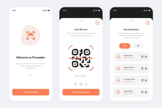 develop qr code generator or scanner flutter app