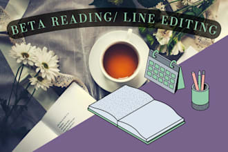 beta read and provide feedback for your novel
