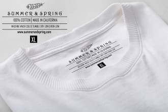 care label for t shirts