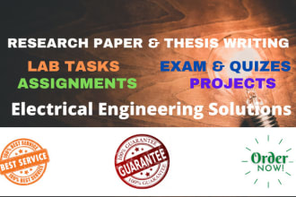 provide solutions related to electrical engineering