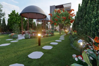 design your garden,outdoor living,waterfall,pool,deck,kitchen,landscape area