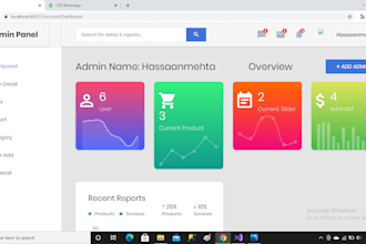 develop web application on dotnet mvc
