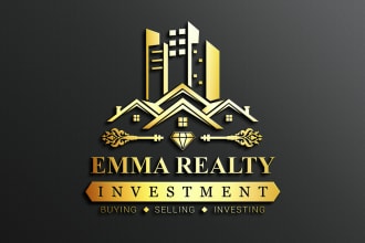 design real estate, property, or construction logo