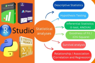 do statistical data analysis on medical and public health