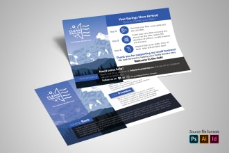 design a professional postcard and eddm in 24hrs