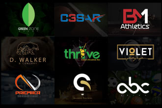 design unique minimalist event, sports and business logo