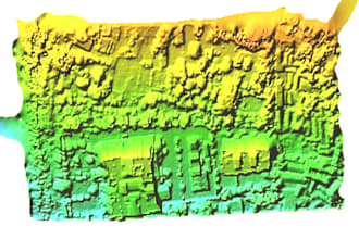 drone image process with 3d model,dsm dtm ,orthomosaic by agisoft,pix4d