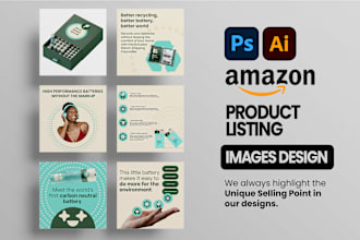 design amazon product listing images