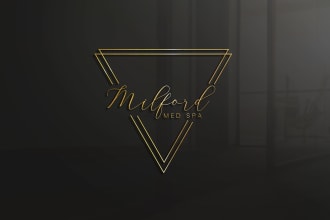 design luxury spa, skincare or salon logo