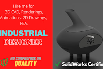 do 3d modeling, rendering make stl,stp,dxf,dwg,obj,pdf file