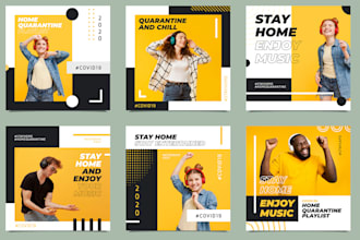 design instagram post templates in photoshop