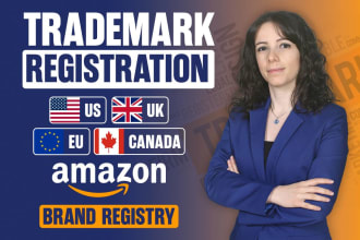 help with trademark registration in the USA, UK, eu, or canada