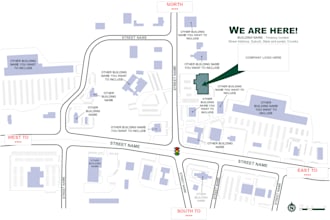 create location map for your business or events