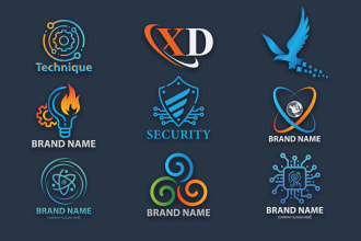 create tech, startup, security, crypto  and app logo