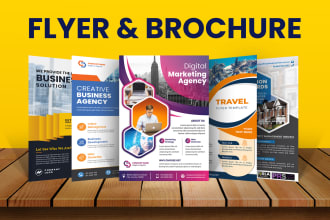 design flyer, brochure, postcard, banner