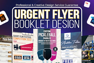 do urgent flyer, marketing materials, creative flyer, leaflet, booklet design