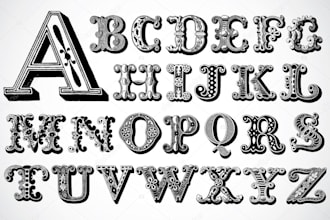 develop your own font design ttf or otf for your business
