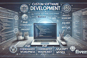 develop custom software with codeigniter, laravel, or yii2