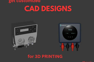 design 3d model of industrial products, prototypes