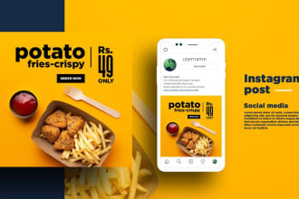 design creative and engaging posts, stories for instagram, facebook in 24 hours