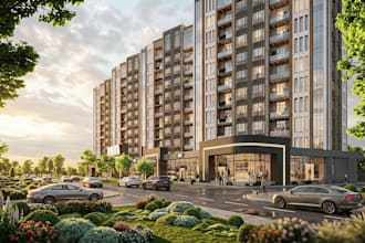 do 3d  modelling, exterior and interior design realistic rendering