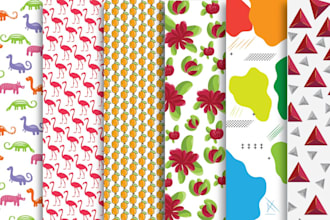 create seamless abstract pattern, floral pattern, watercolor pattern