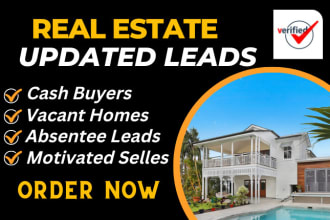 provide real estate motivated seller cash buyers with skip trace