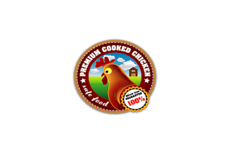design a premium cooked chicken logo in 1 day