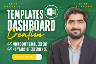 create template and dashboard in microsoft excel