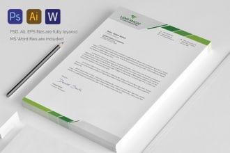 do professional letterhead and stationary design